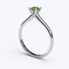 varitsa-jewellers - Solitaire Gold Engagement Ring with 0.4ct Brilliant Cut Emerald - 01SG02E